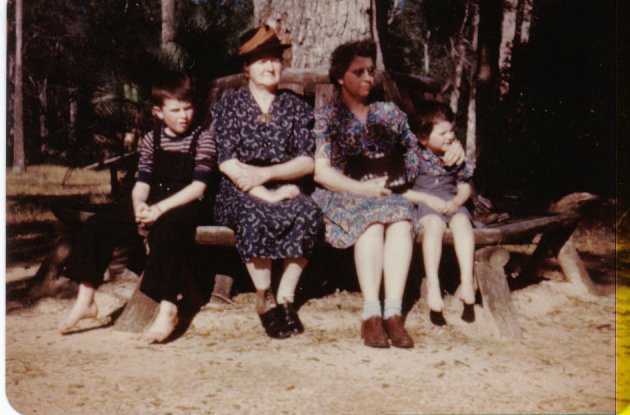 Don, G'ma Fisher, Doris & Sharon