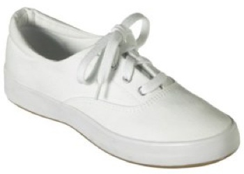 basic white canvas sneakers