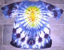 picture
of a mandala tie-dyed t-shirt